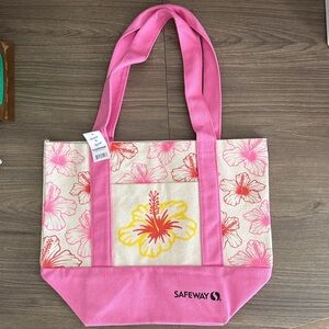 Safeway Hawaiian Floral Mini Tote Bag